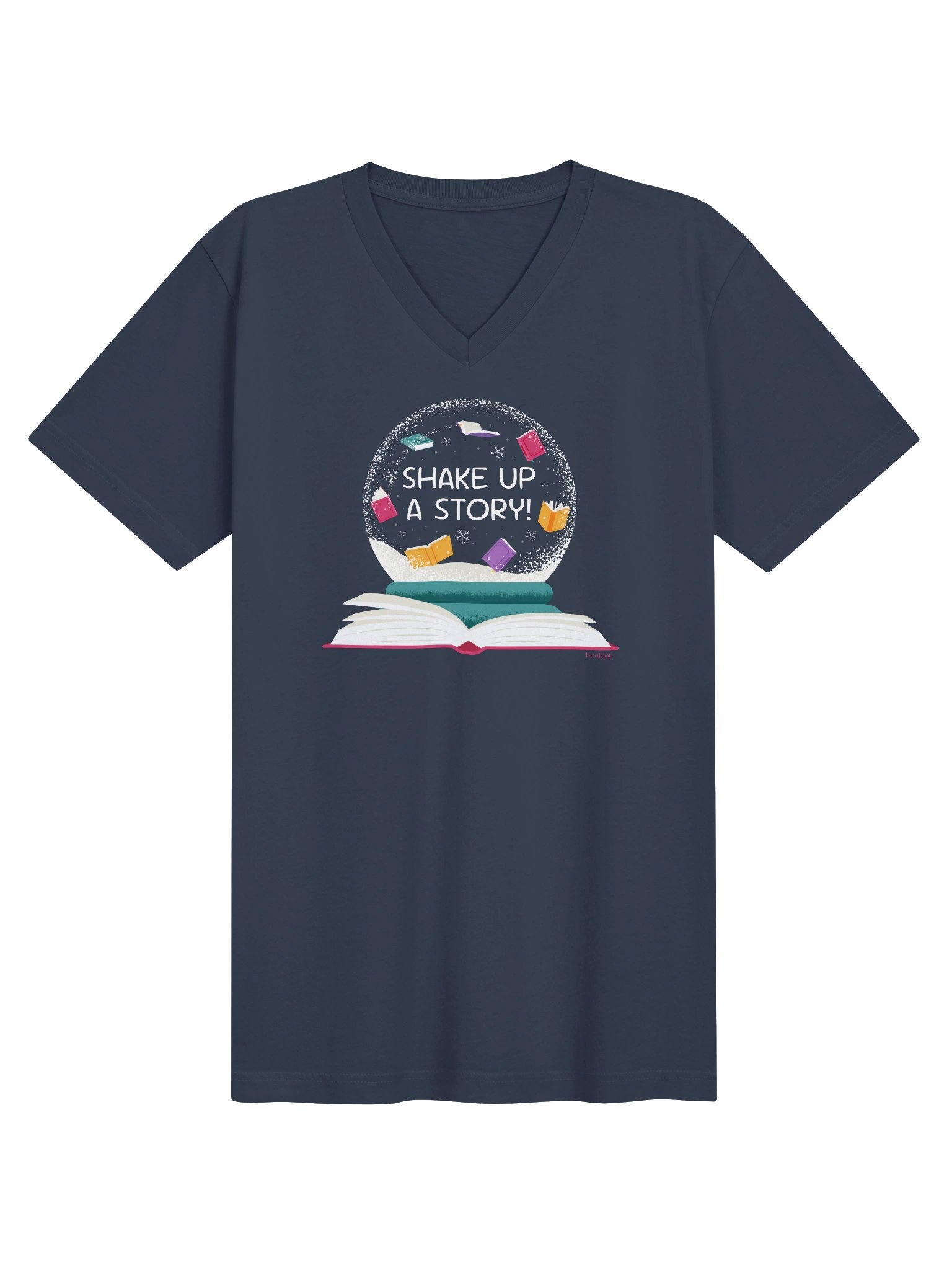 Shake Up a Story! V-Neck T-Shirt product image (1)