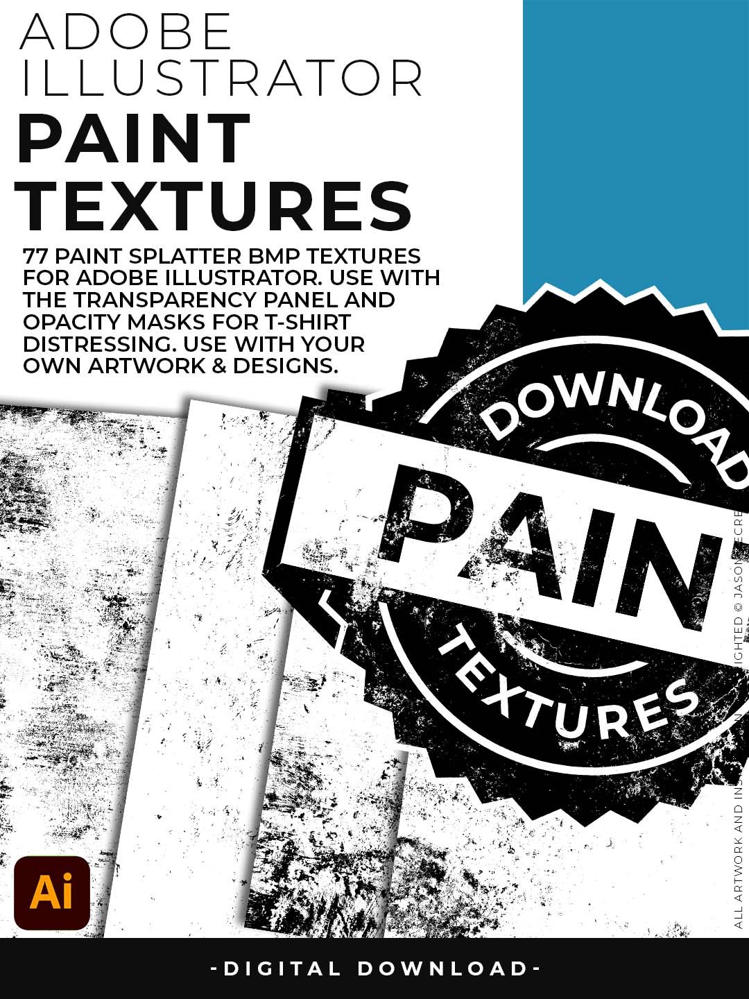 Paint Texture Pack for Adobe Illustrator product image (8)
