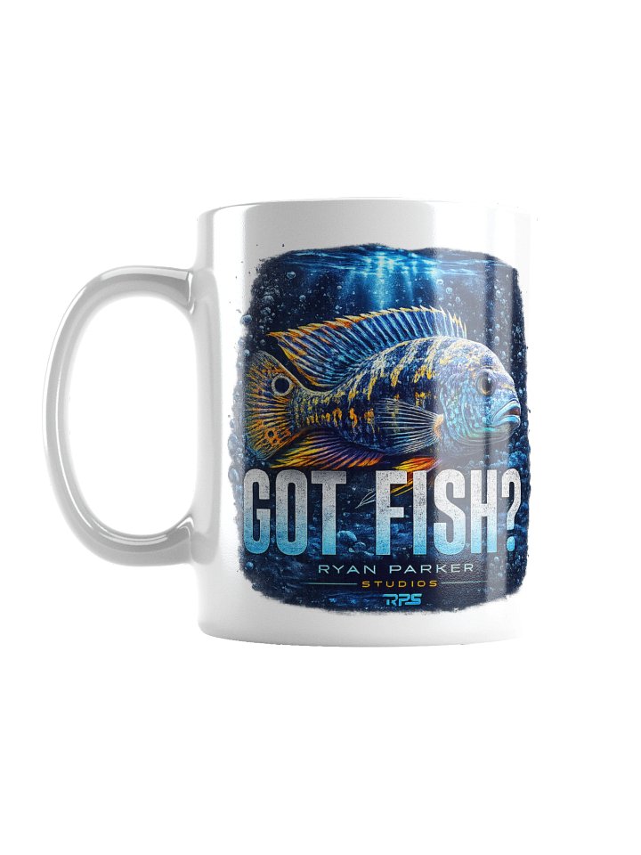 RPS “Got Fish?” Peacock Cichlid Mug product image (2)