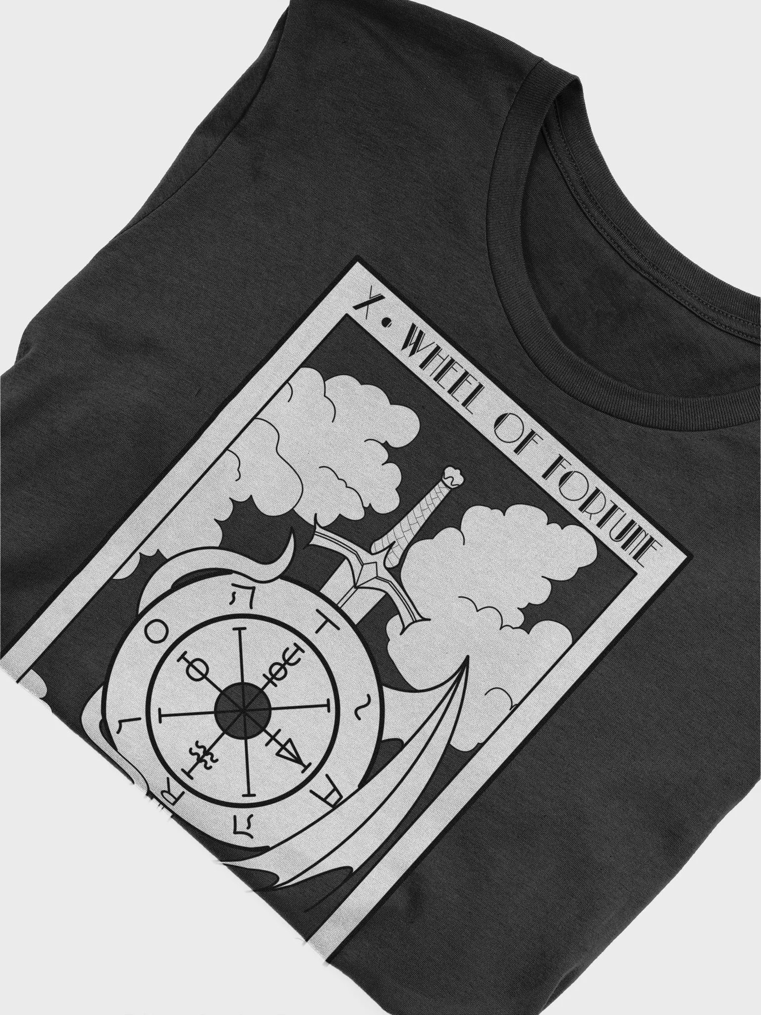 X The Wheel of Fortune Dark Mode Supersoft T-Shirt product image (5)