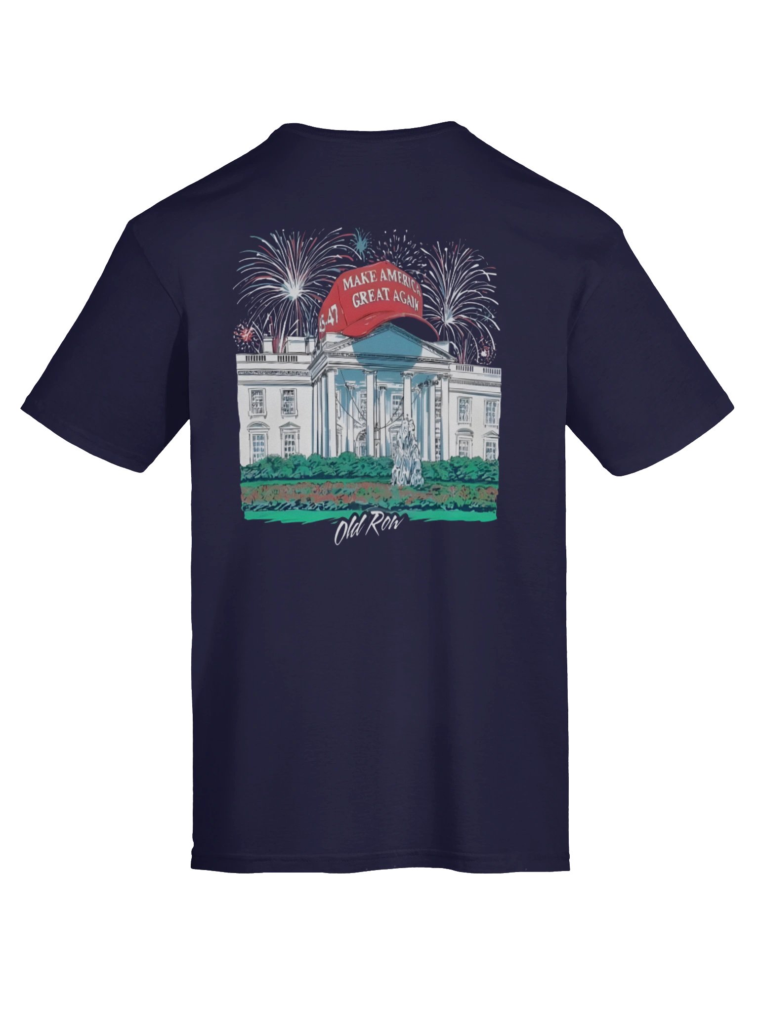 Trump 2024 White House Fireworks Shirt – Patriotic MAGA Viral Statement product image (11)