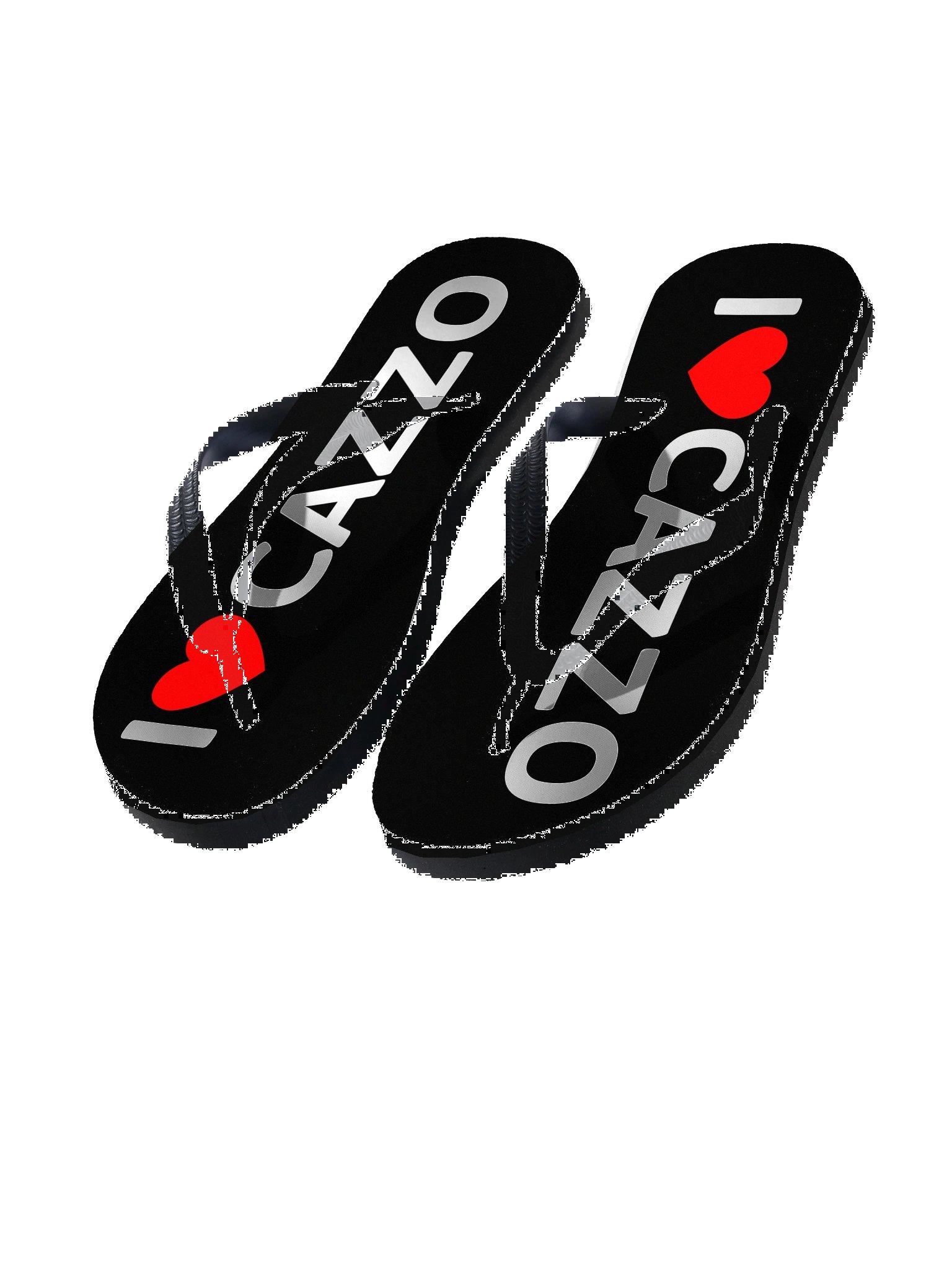 I ♥️ CAZZO flip flops product image (1)