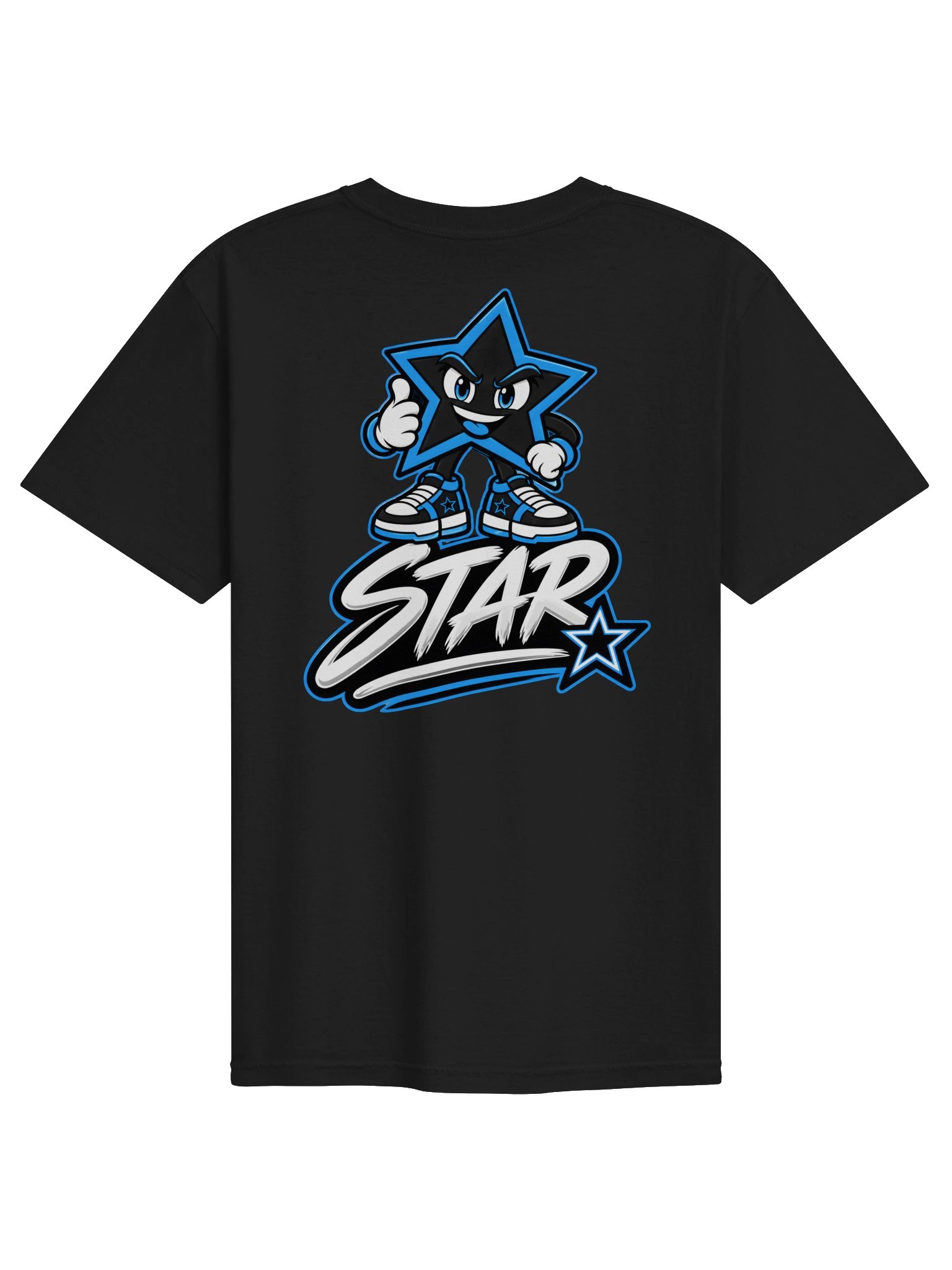 STAR Blue Thumbs-Up Graphic Tee product image (2)
