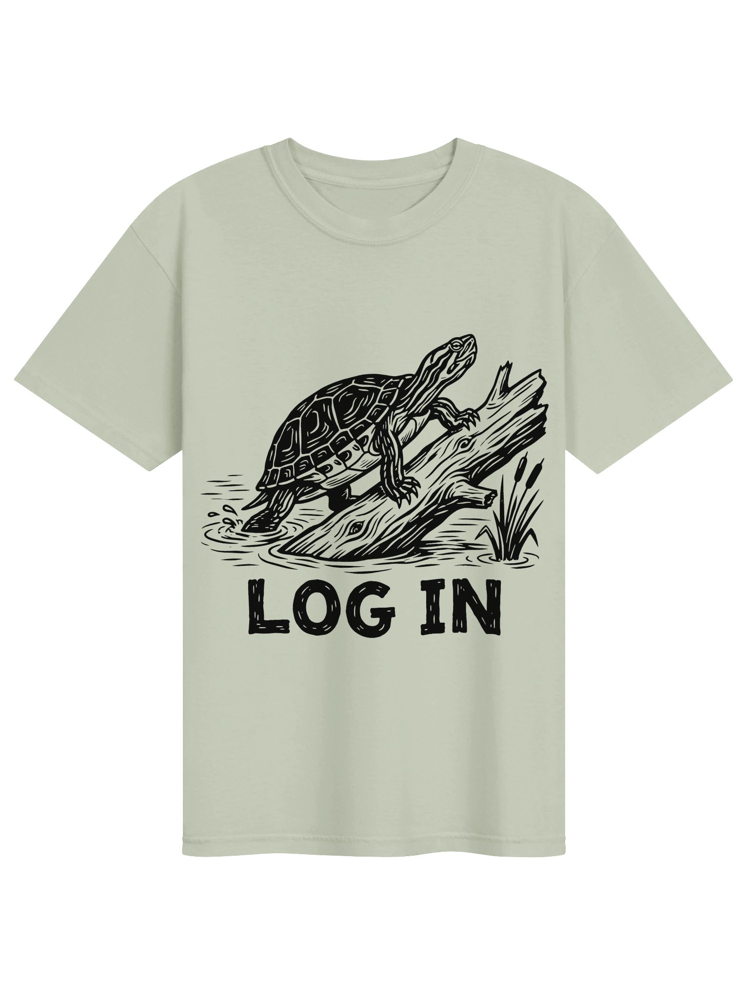 Log In, Log Out Turtle Tee product image (1)