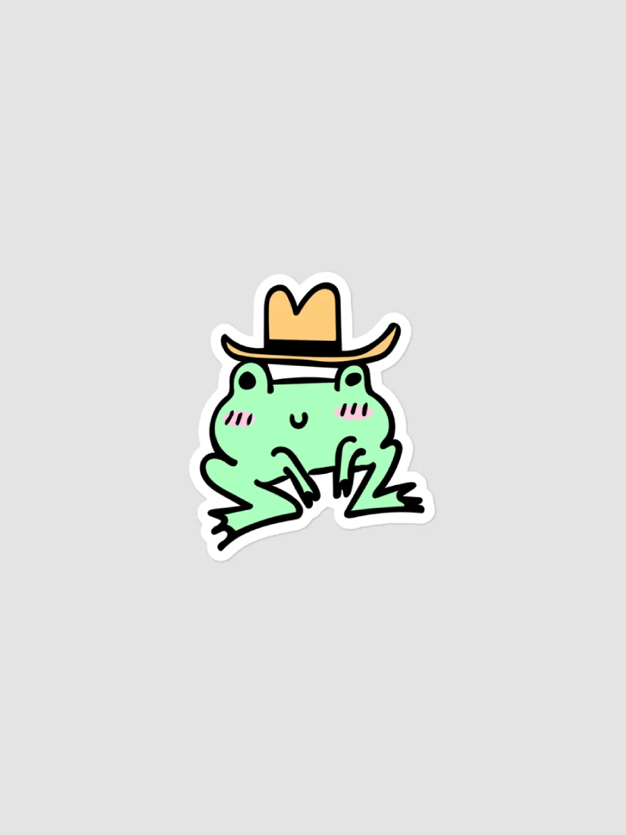 perhams froggy sticker product image (1)