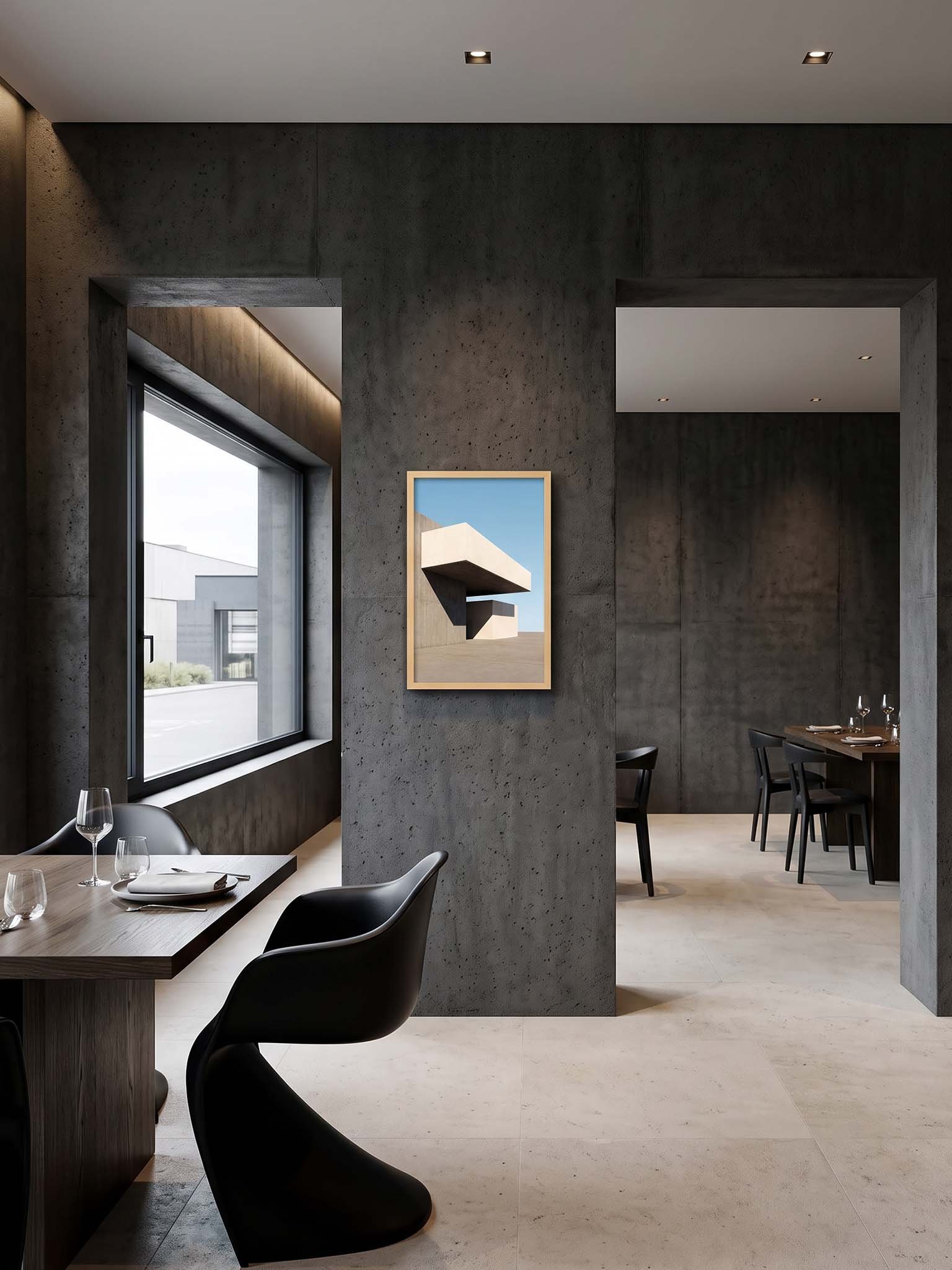 Cantilever - Brutalist Minimalist Architectural Wall Art product image (37)