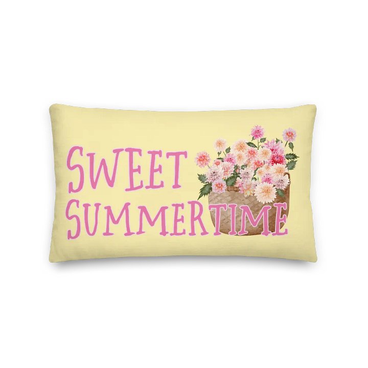 Sweet Summertime Floral Bliss Pillow product image (1)