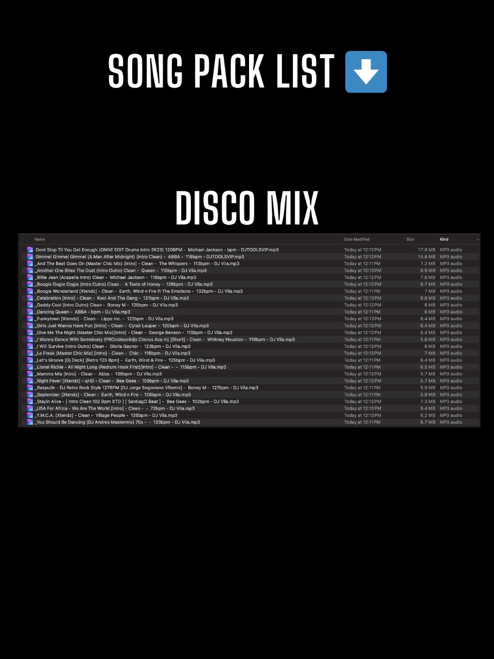 Disco Mix Vol.1 – Song Pack product image (2)