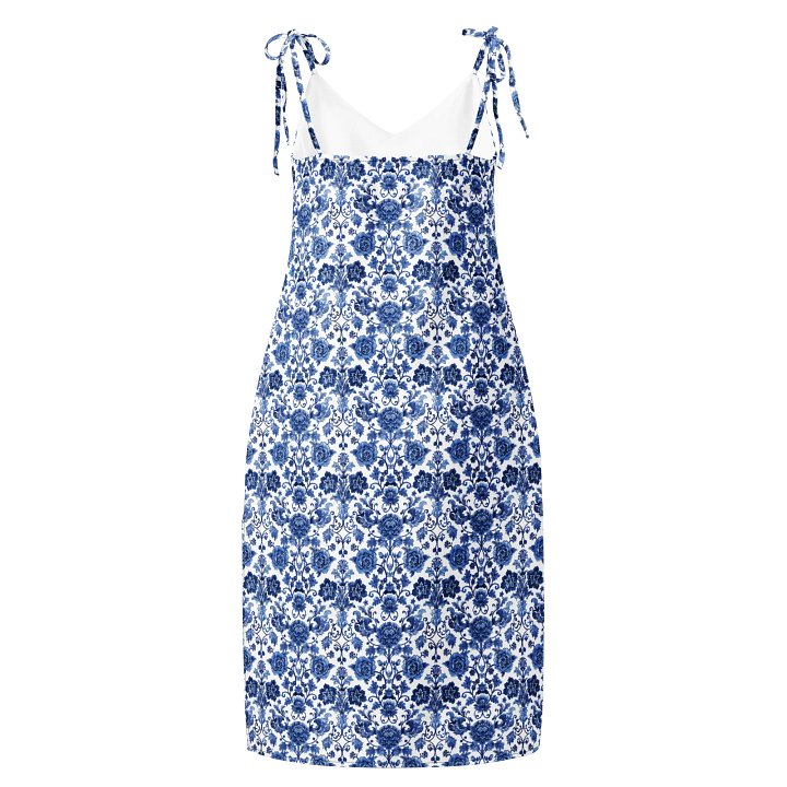 Blue Floral Porcelain Dress product image (1)
