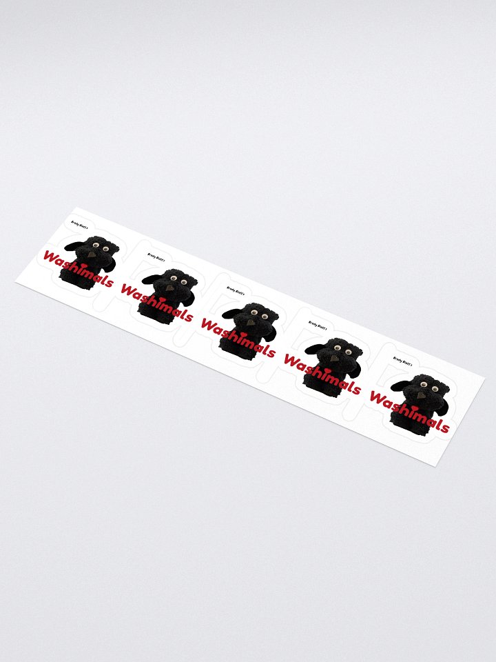 Washimals Kiss Cut Stickers (Set of 5) product image (1)