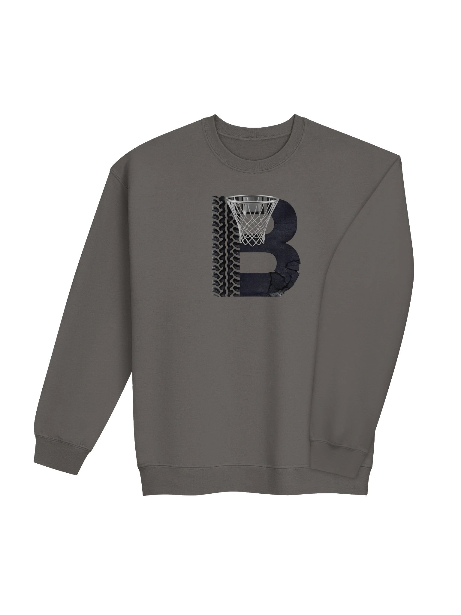 Basketball B Crewneck Sweatshirt product image (4)