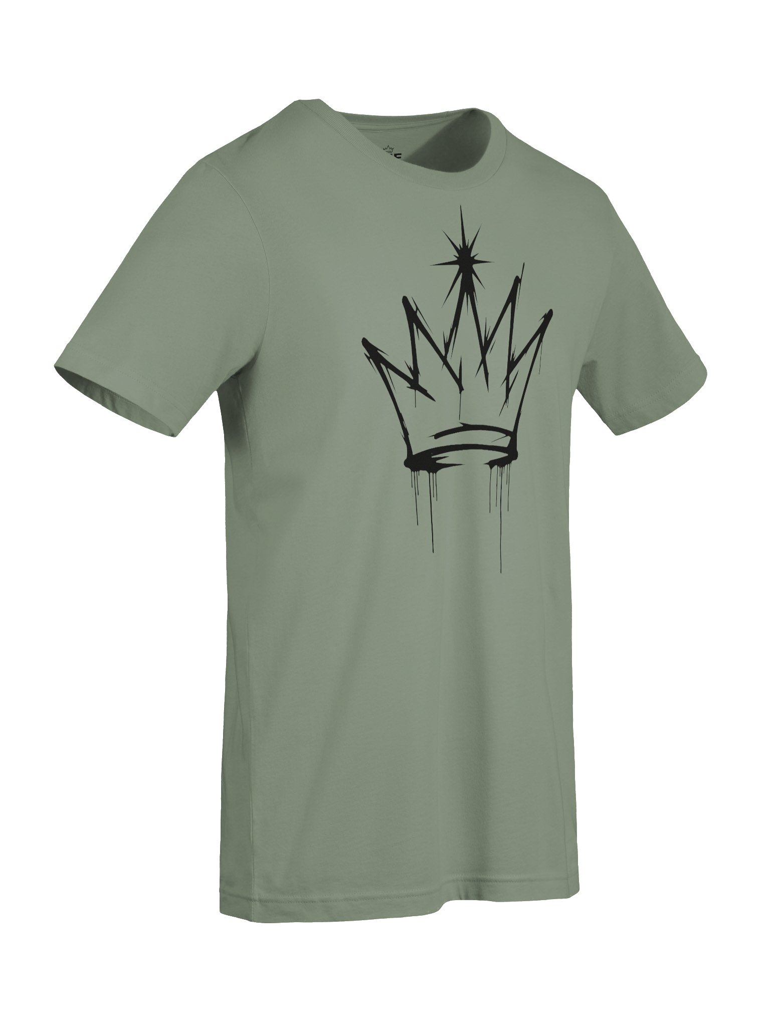 ONE KING Urban Crown Premium T-Shirt black print product image (4)