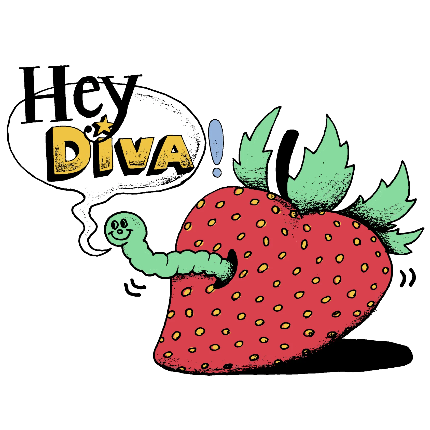 HEY DIVA STICKER product image (1)