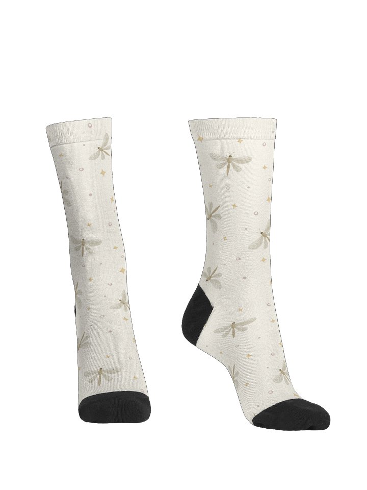 Serene Dragonflies Premium Sustainable Crew Socks product image (2)
