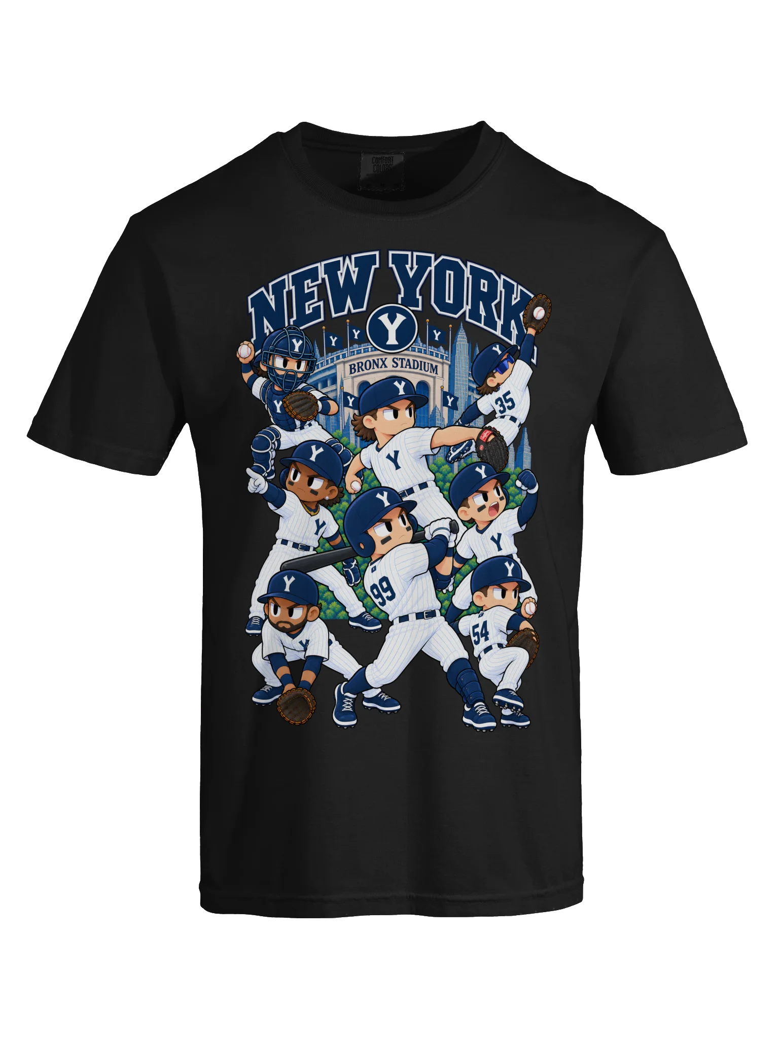 New York Bronx Baseball Animated Player T-Shirt product image (9)
