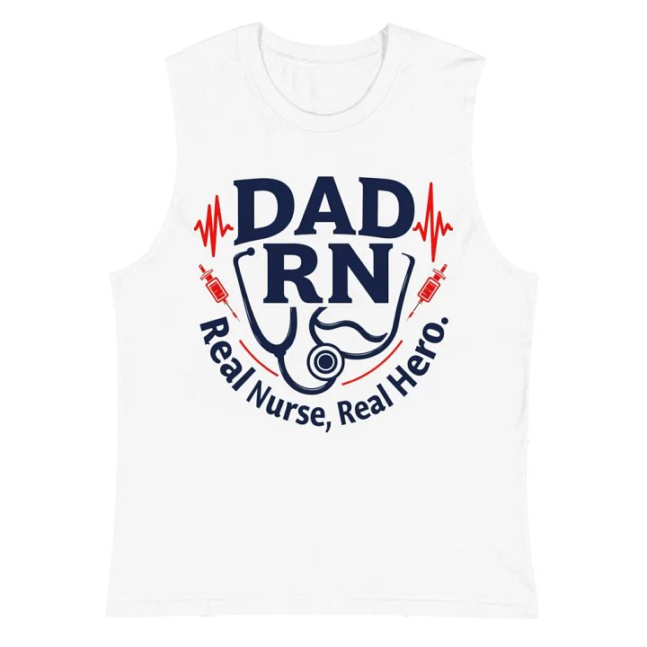 Real Nurse, Real Hero Muscle Tank product image (2)