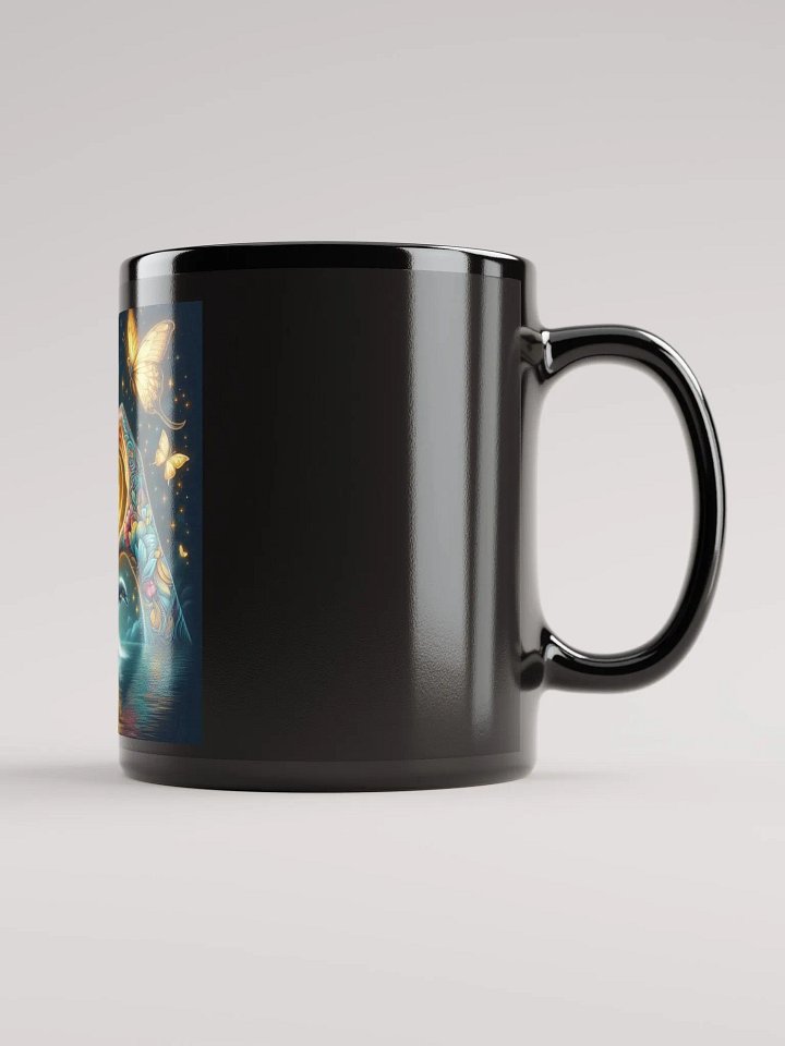 Love & Light Black Glossy Mug product image (2)