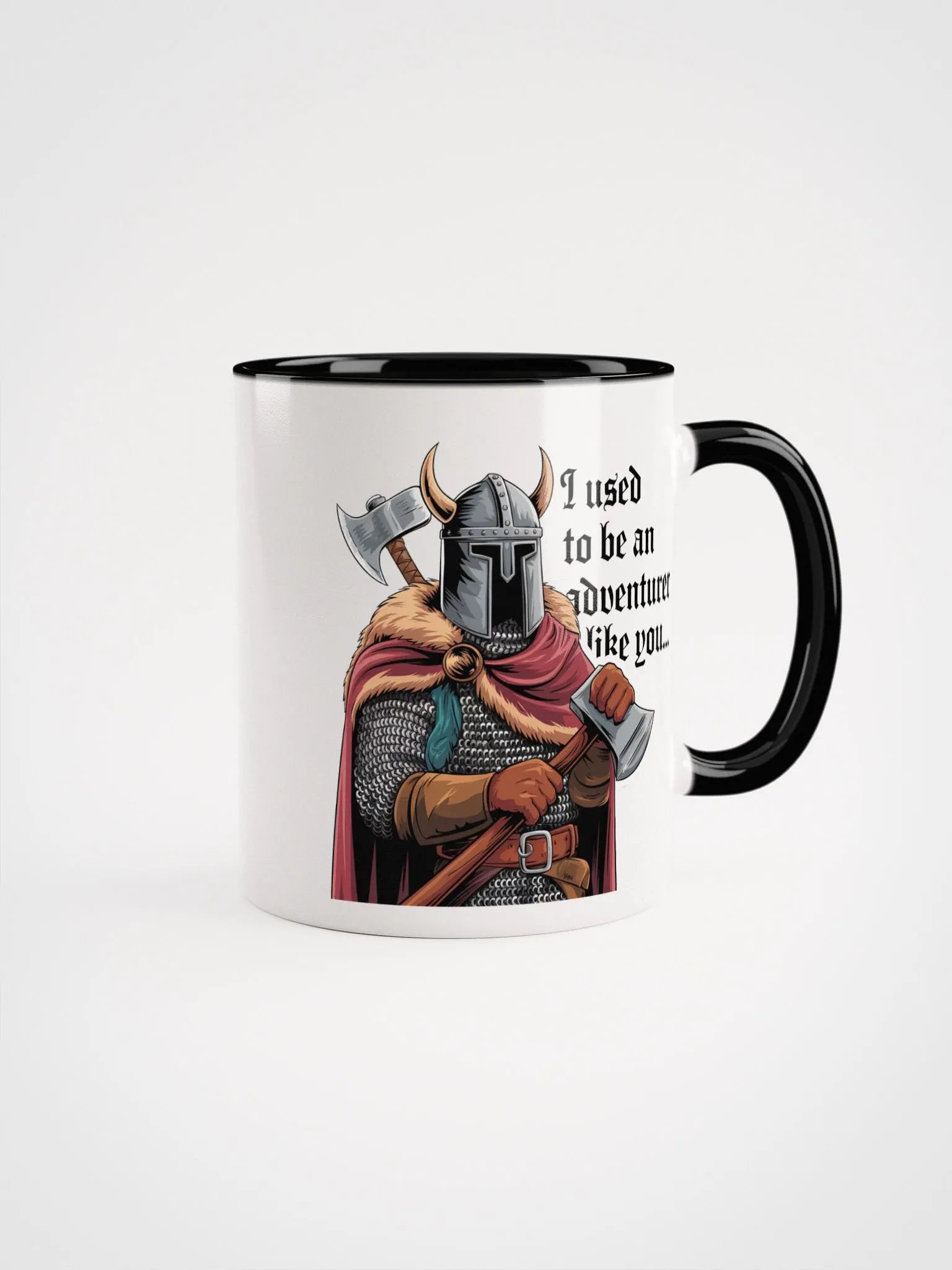 LIMITED Ceramic Mug - I used to be an Adventurer like you! | WARRIOR EDITION product image (1)