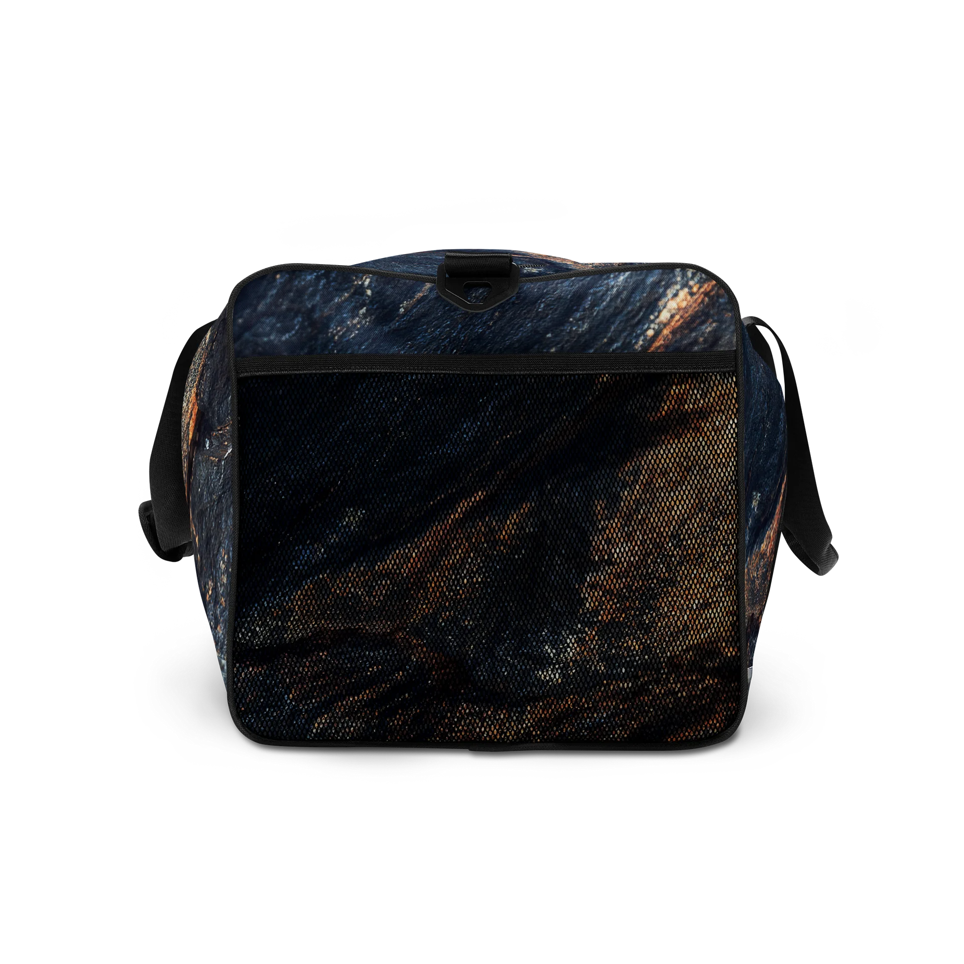 Obsidian Life All-Over Print Dark Mineral Travel Duffle Bag product image (7)