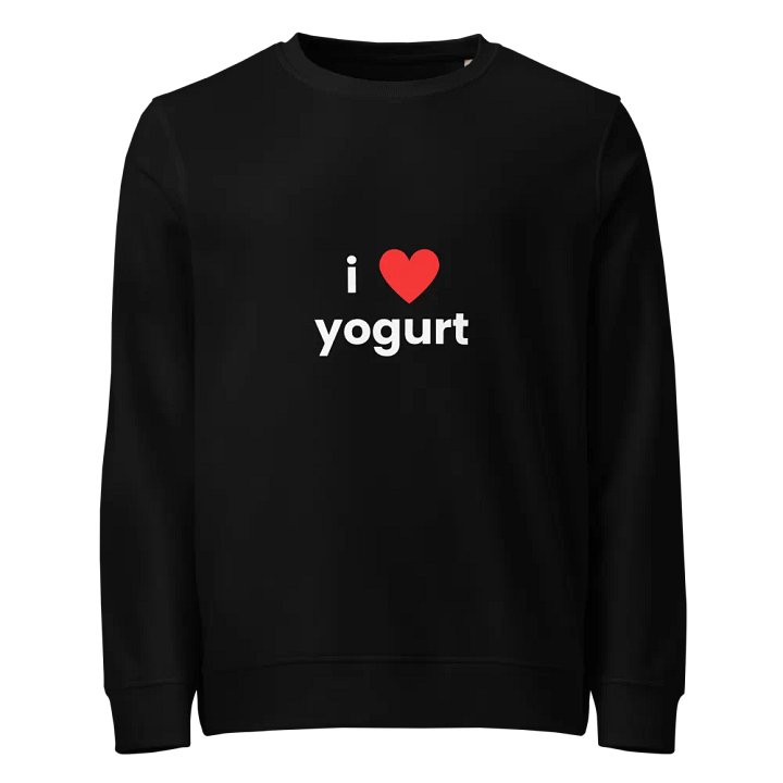 unisex "i ❤ yogurt" crewneck product image (1)