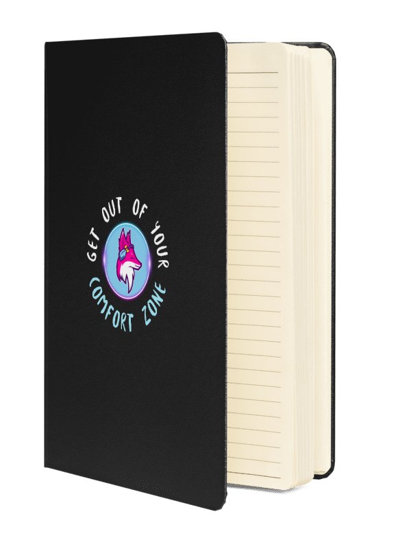 Foxy Comfort Zone Hardcover Notebook product image (1)