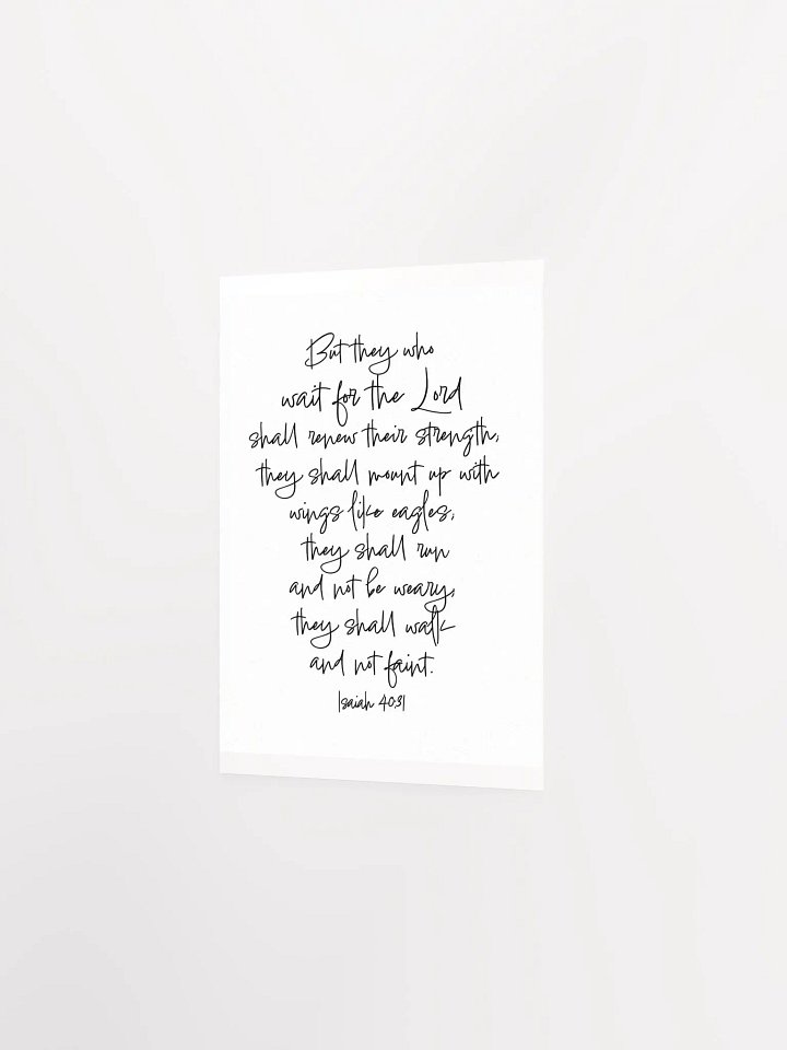 Mount Up With Wings Like Eagles - Print product image (2)