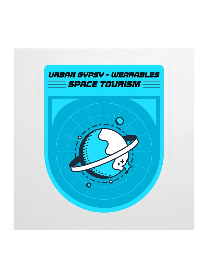 Space Tourism Kiss Cut Stickers product image (1)