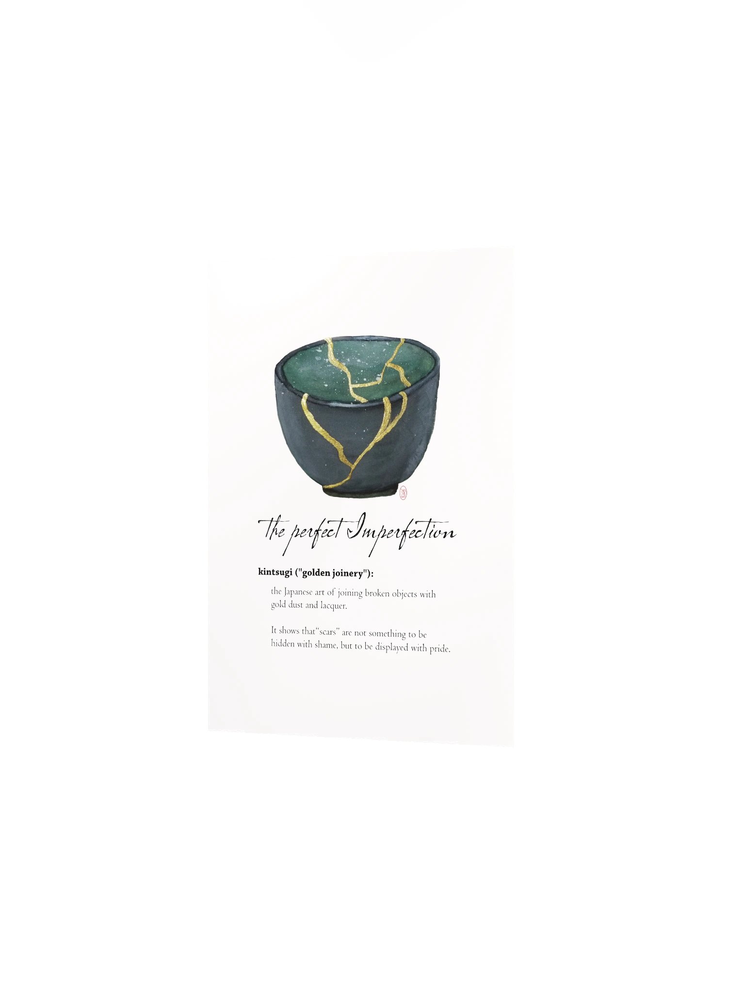 KINTSUGI - dark green cup product image (6)