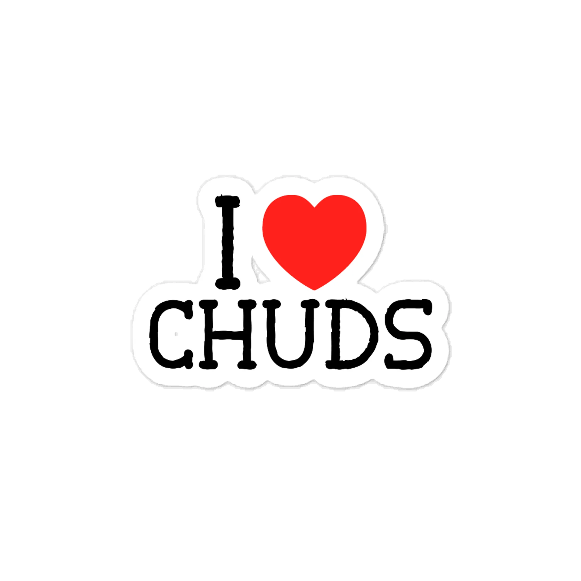 I <3 CHUDS STICKER product image (1)