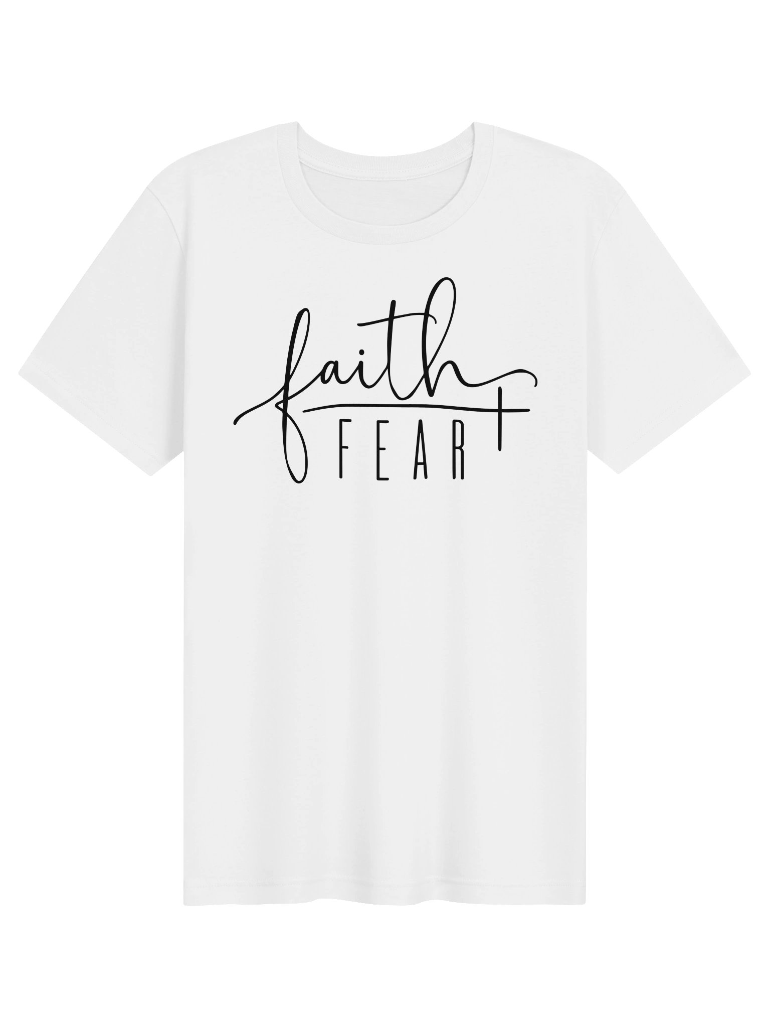 Faith Over Fear Graphic T-Shirt | Unisex Bible Verse Tee product image (1)