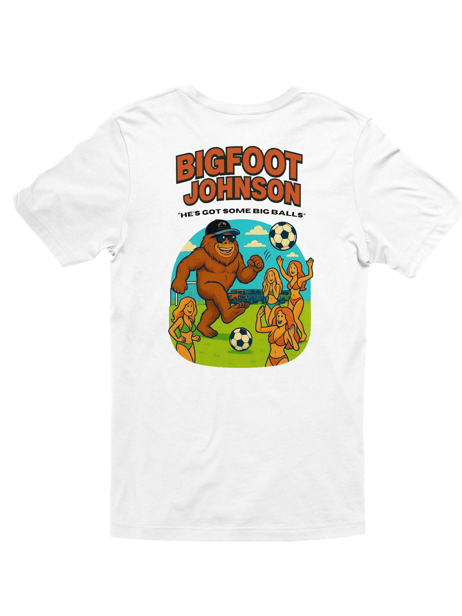 Bigfoot Johnson Big Balls Tee (White) product image (2)