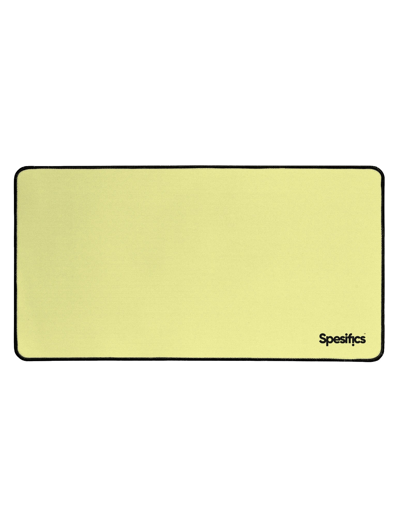 Spesifics Logo Desk Mat - Pastel Yellow product image (1)