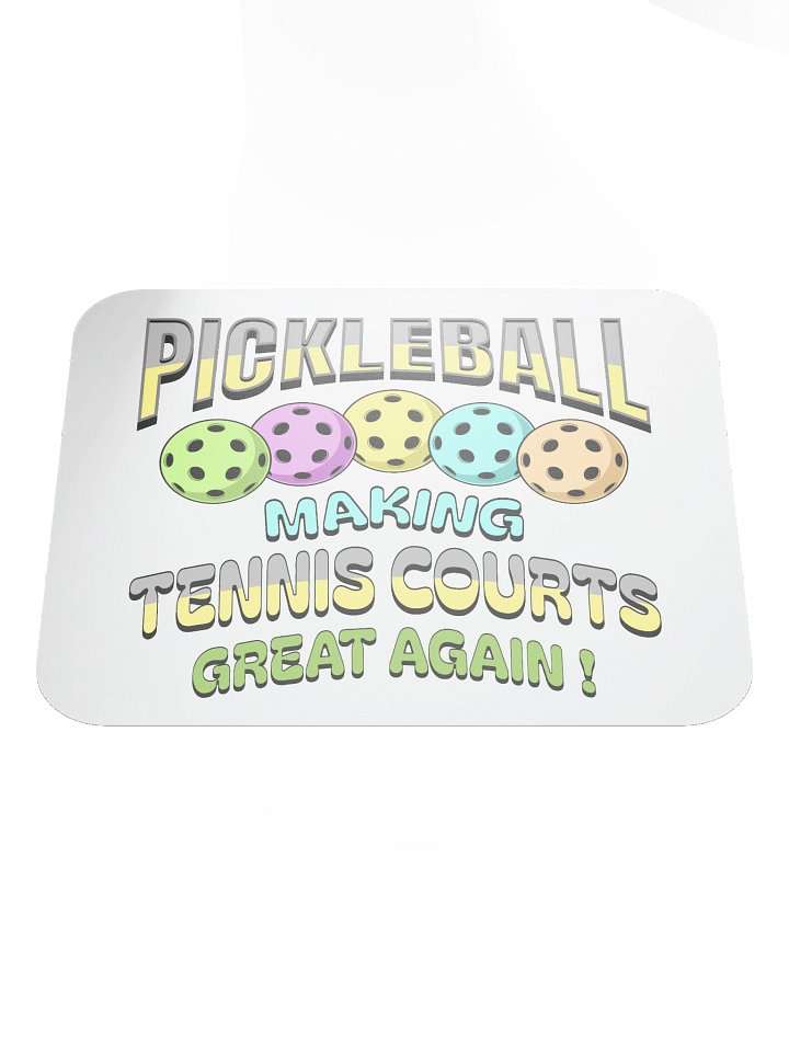 Pickleball Making Tennis Courts Great Again Revolution Mouse Pad product image (2)
