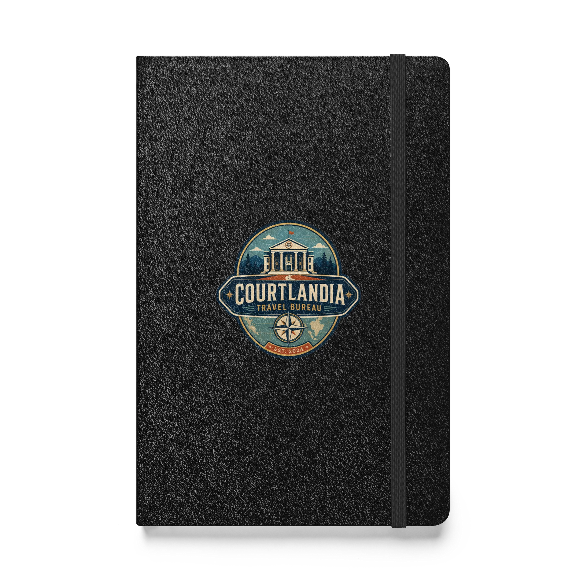 Courtlandia Travel Bureau Hardcover Bound Notebook product image (1)