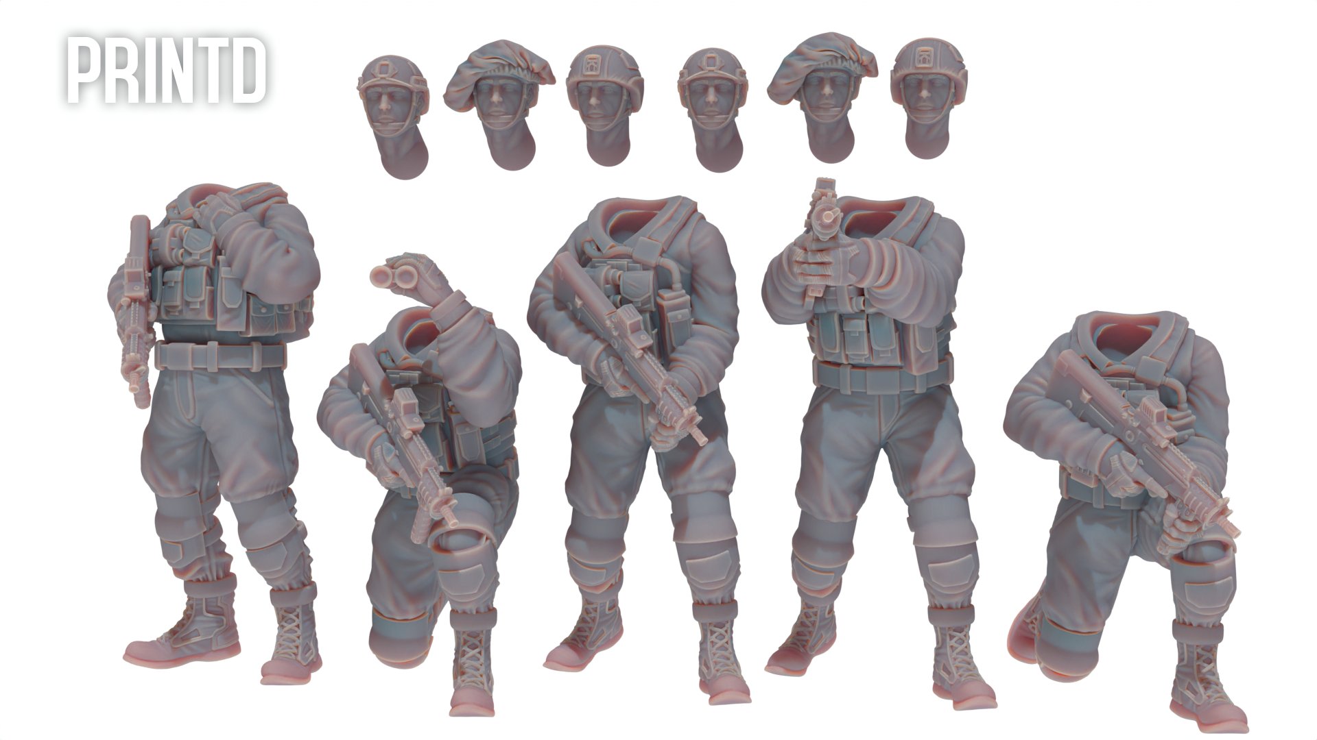 Israeli Defence Forces - Modern Warfare Wargame Hobby Resin Scale Models product image (2)