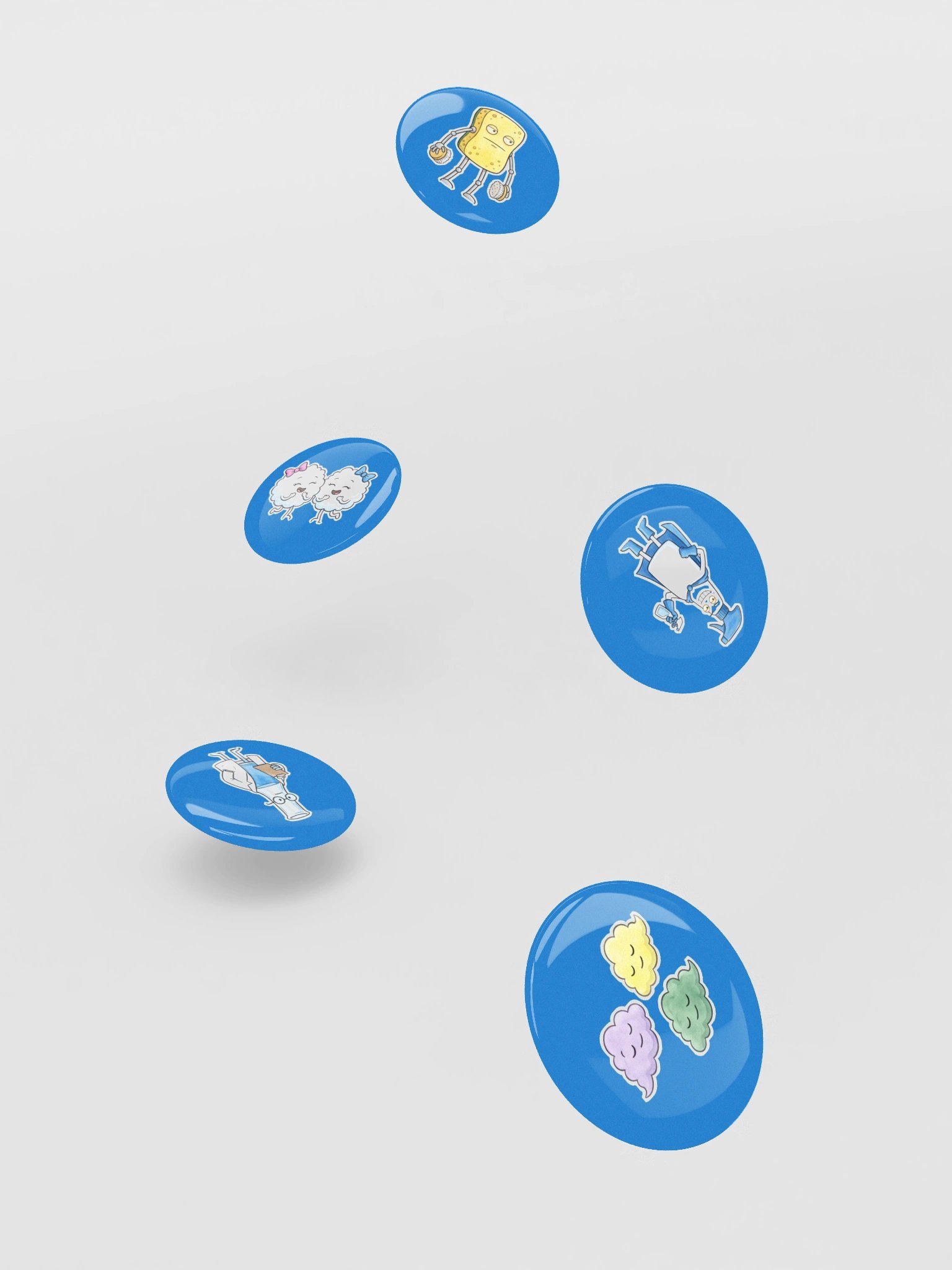 The Clean Team Pin Buttons product image (10)