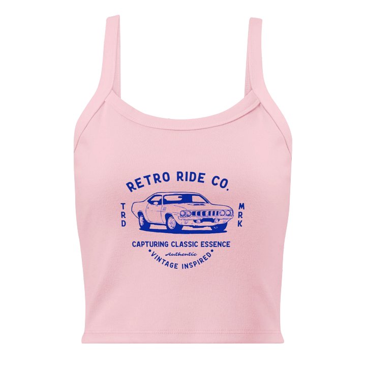 Blue Retro Ride Tank Top product image (1)