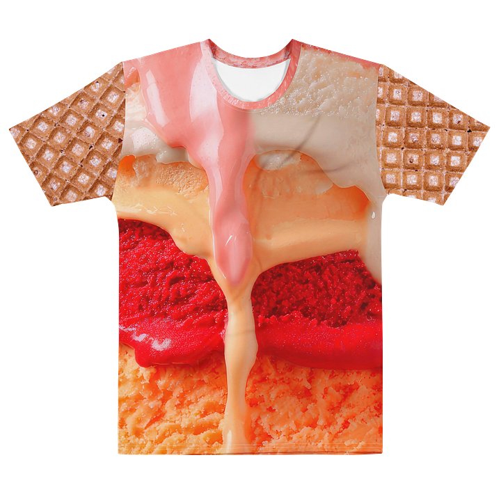 Ice Cream Drip Full Printed Shirt product image (1)