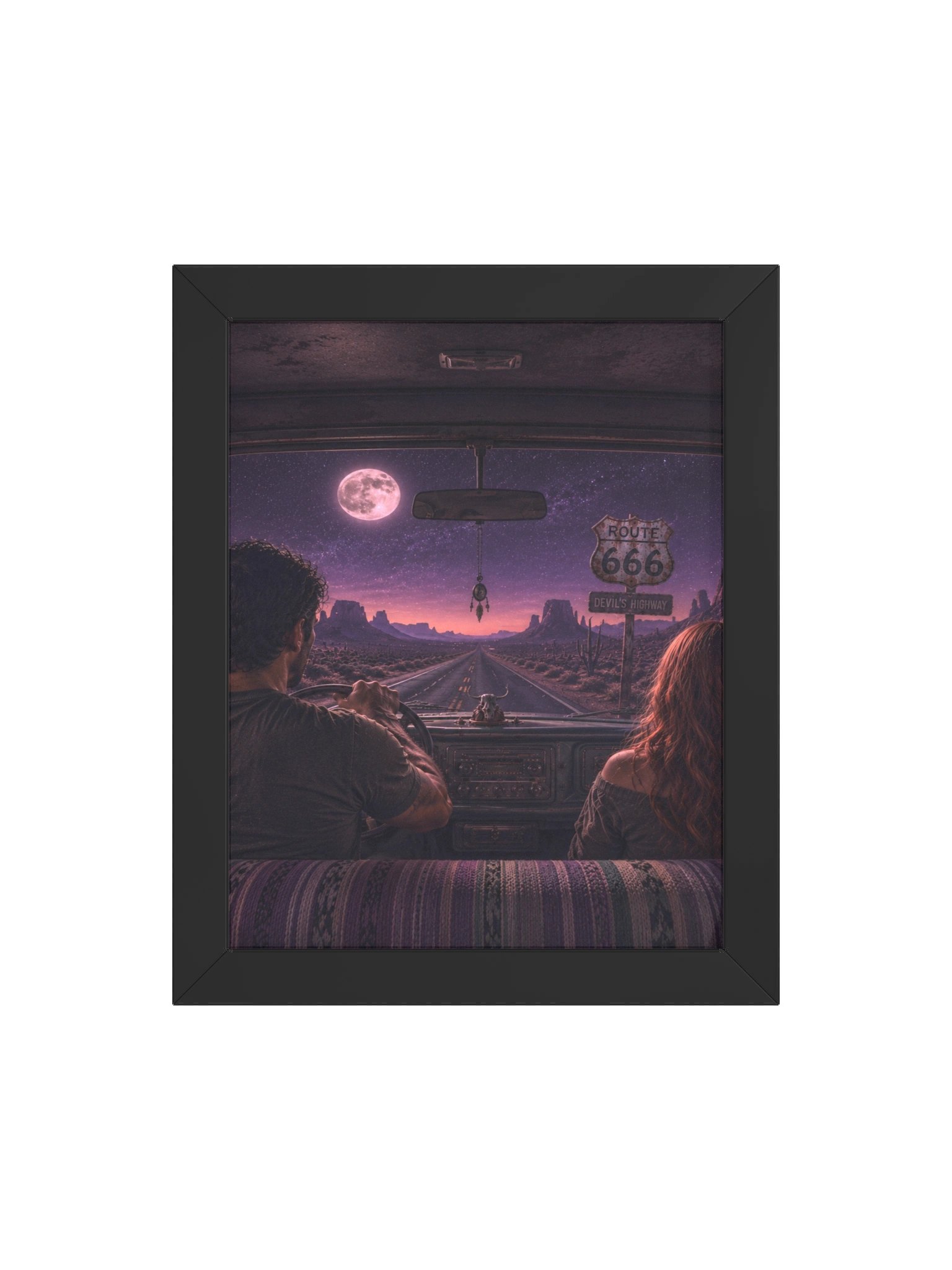 ROUTE 666 FRAMED PRINT product image (4)