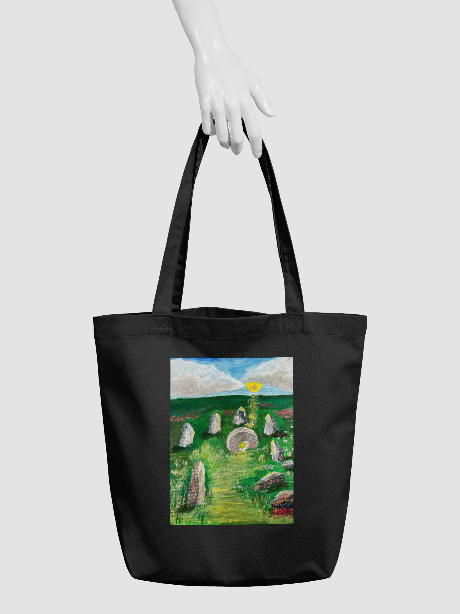 Sunlit Stone Circle — Eco Tote product image (7)