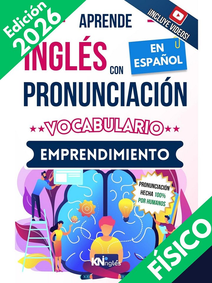 Emprendimiento / libro para aprender inglés con pronunicación / vocabulario para comerciantes y emprensarios y emprendedores product image (1)