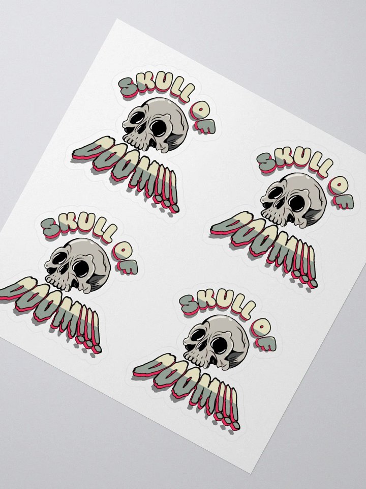SKULL OF DOOM Sticker Sheet product image (2)