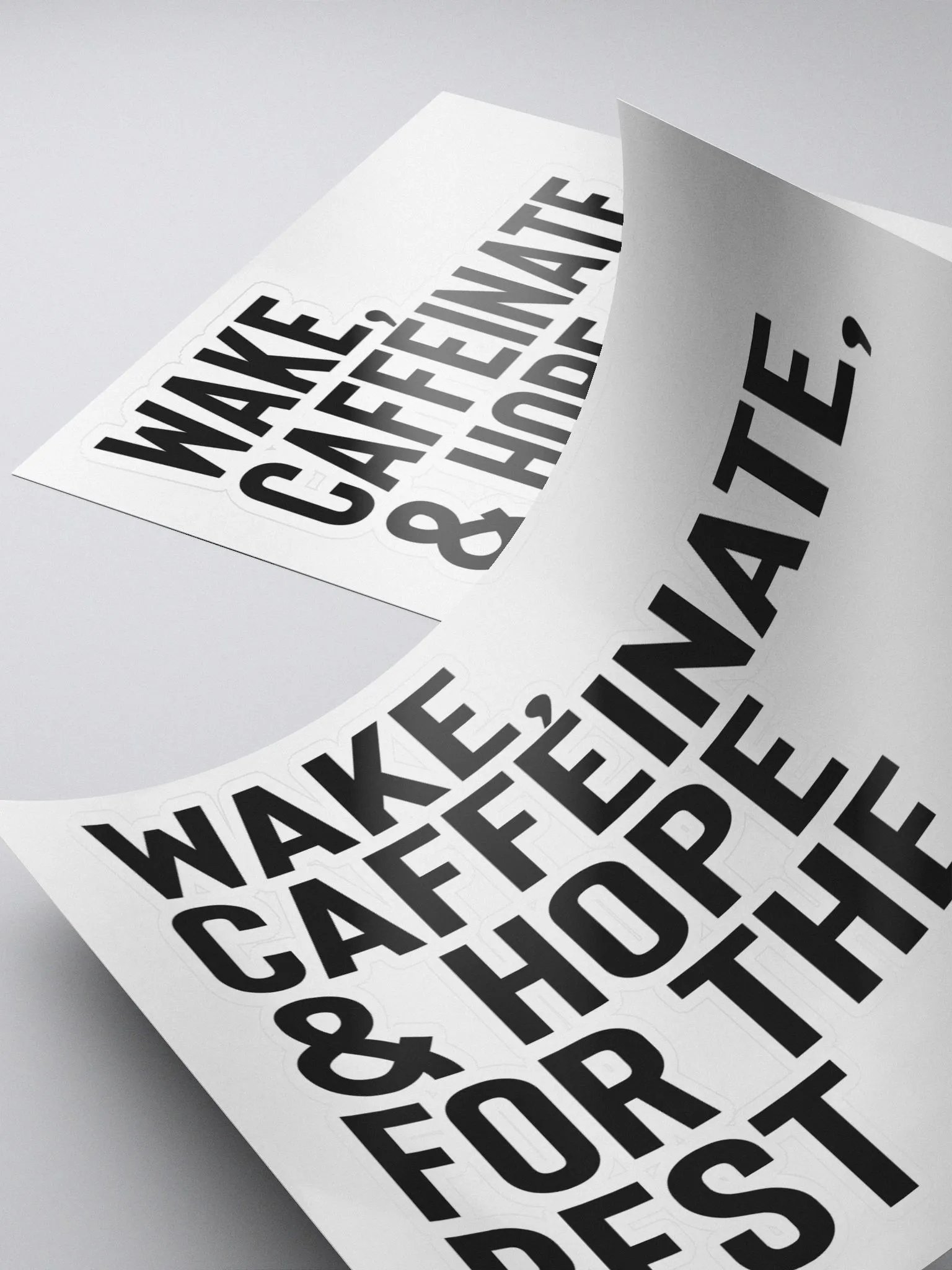 Wake & Caffeinate Sticker product image (3)