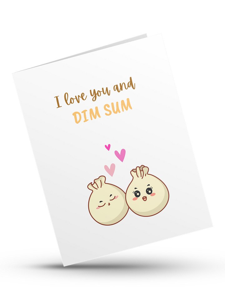 I love you and DIM SUM- Digital Instant Download product image (1)