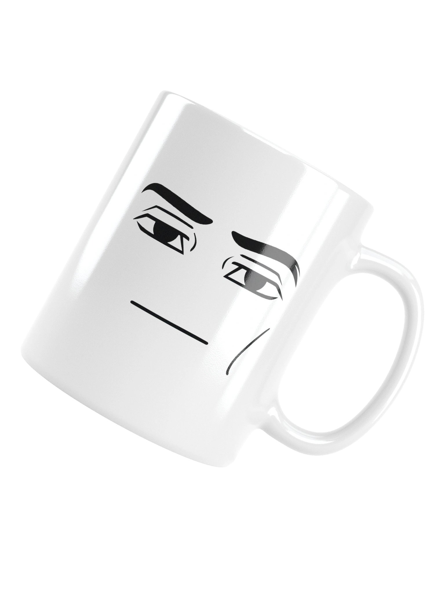 Unbothered Mug | Minimal Attitude Face Cup | Silent Judgement Expression | Coffee/Tea Mug for Office Desk & Gifting product image (5)
