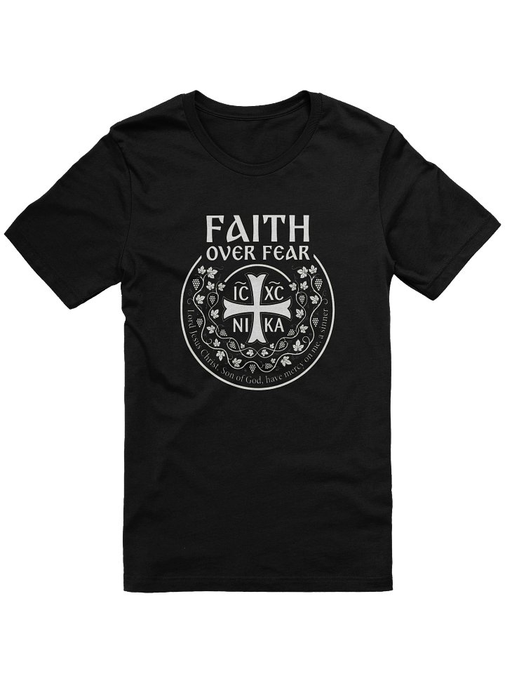 Ancient Christian IC XC NIKA T-Shirt - Faith Over Fear product image (1)