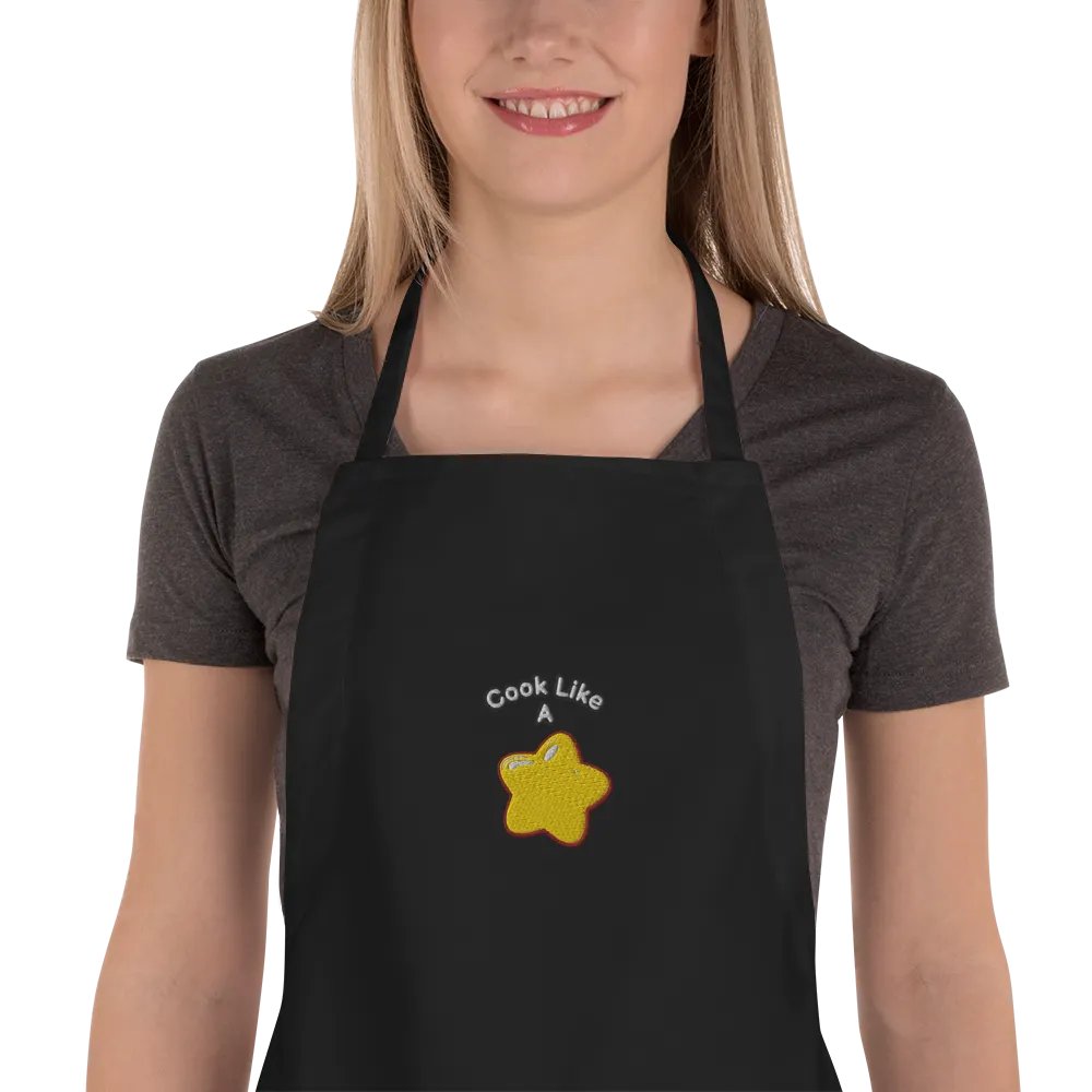 Star Chef Embroidered Apron product image (1)
