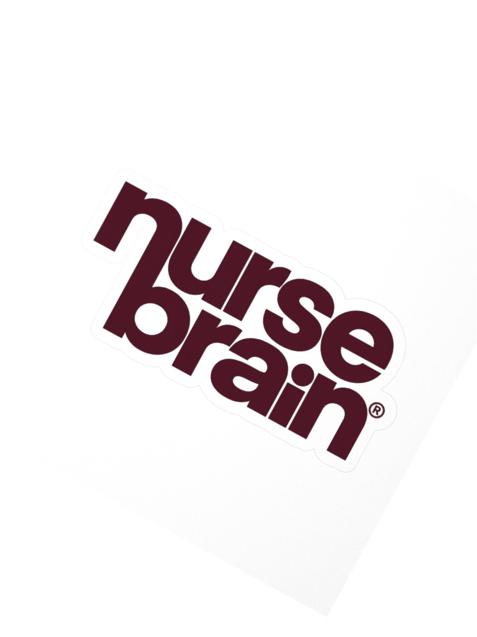 NurseBrain® Stacked Sticker product image (3)