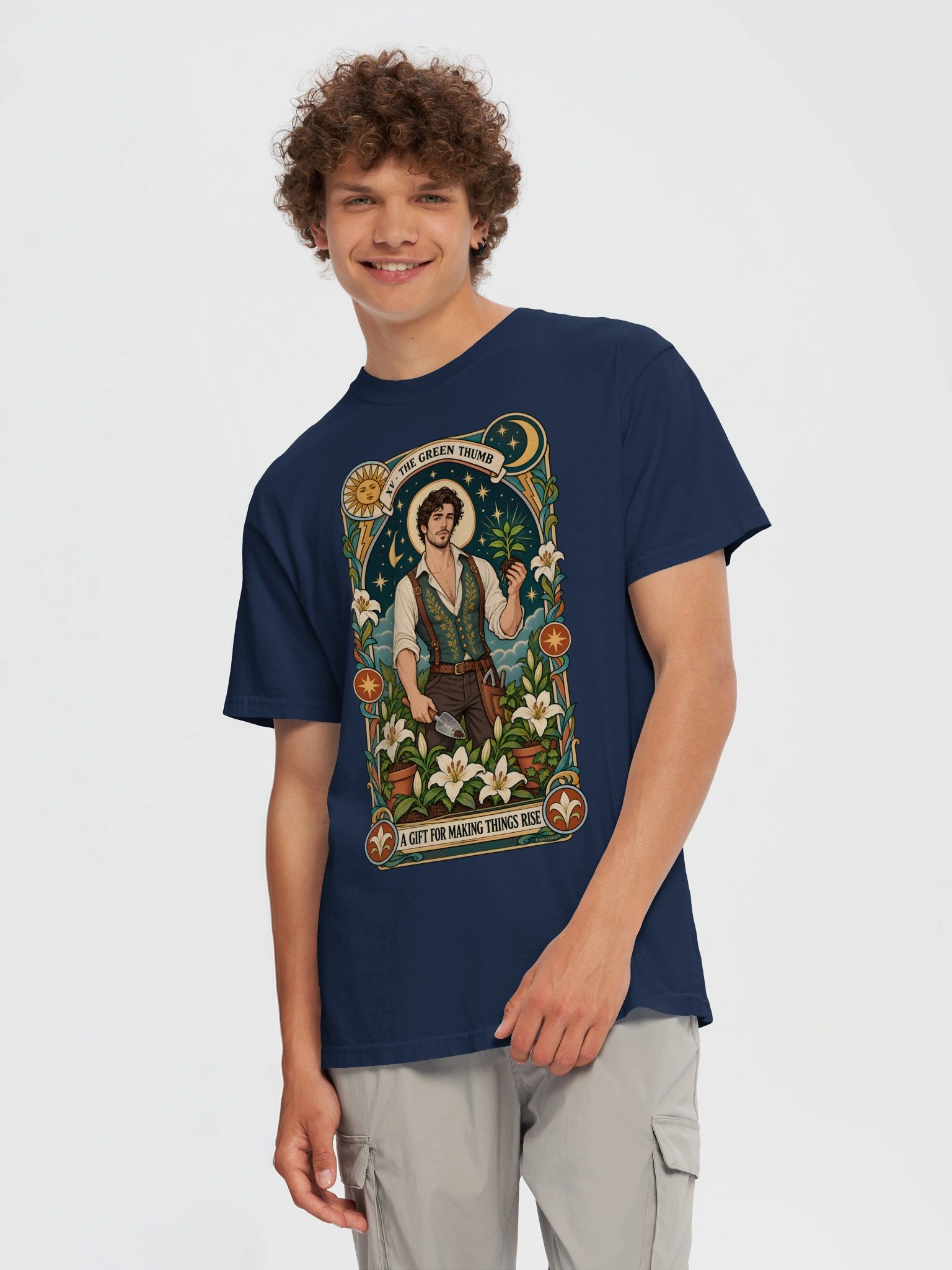 The Green Thumb Botanical Tarot Tee product image (1)