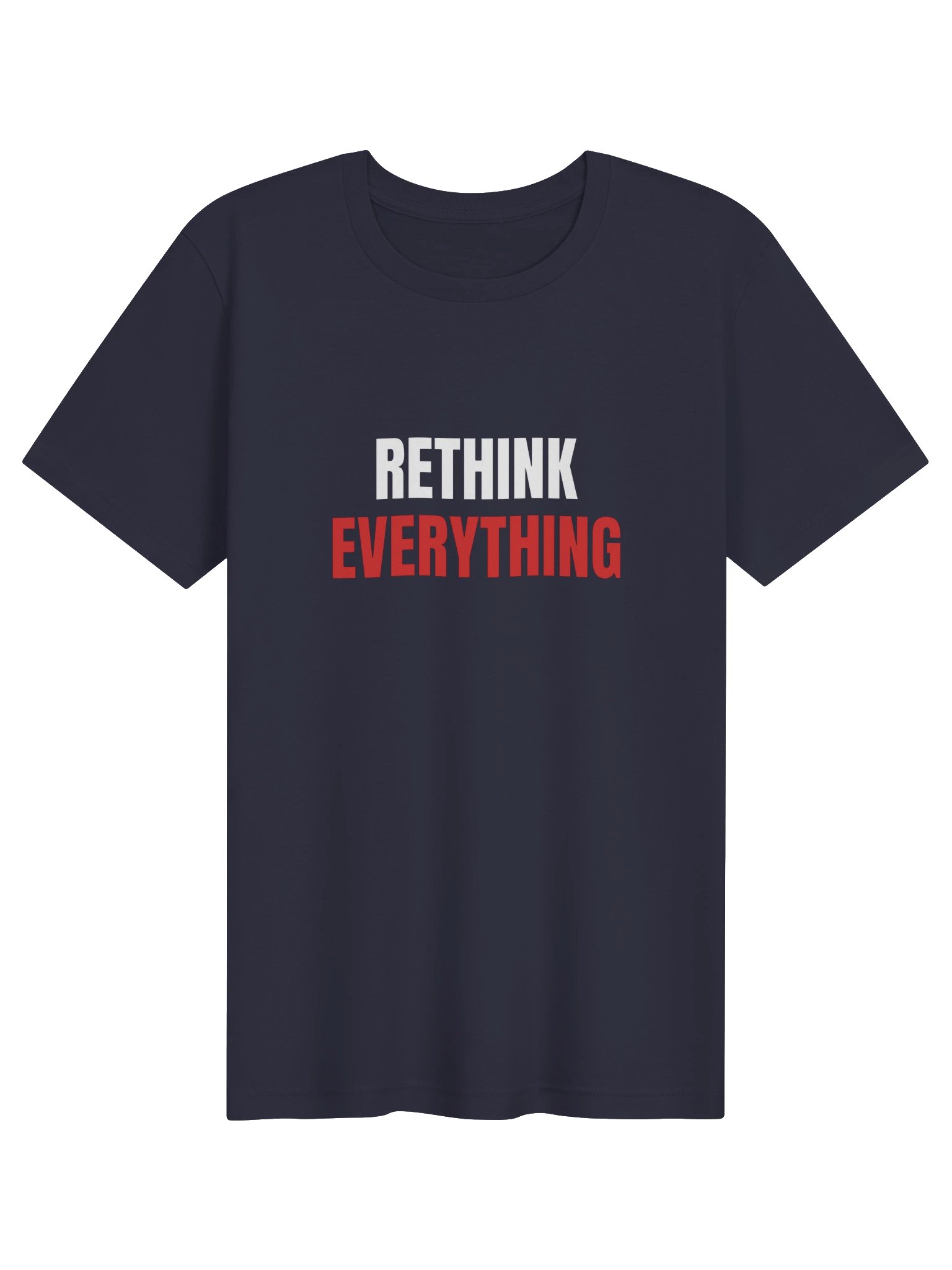 Rethink Everything T-Shirt, Navy product image (1)